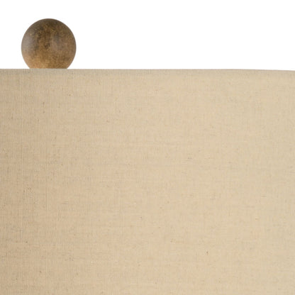Chelsea House Artichoke Cream Glazed Ceramic Made Table Lamp