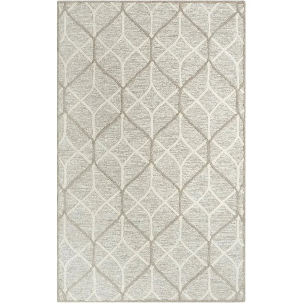 Aqsa Geometric Brown Living Room Rug
