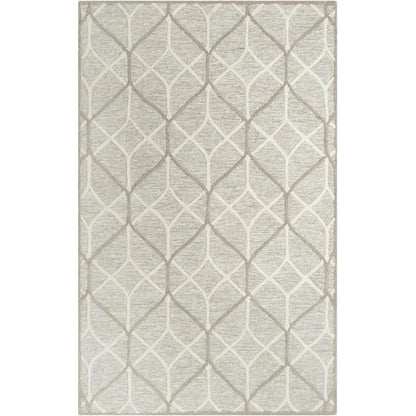 Aqsa Geometric Brown Living Room Rug