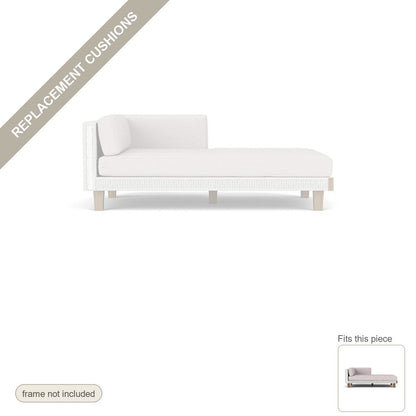 Cushions: Replacement Cushions For Catalina Sunbrella Left Chaise
