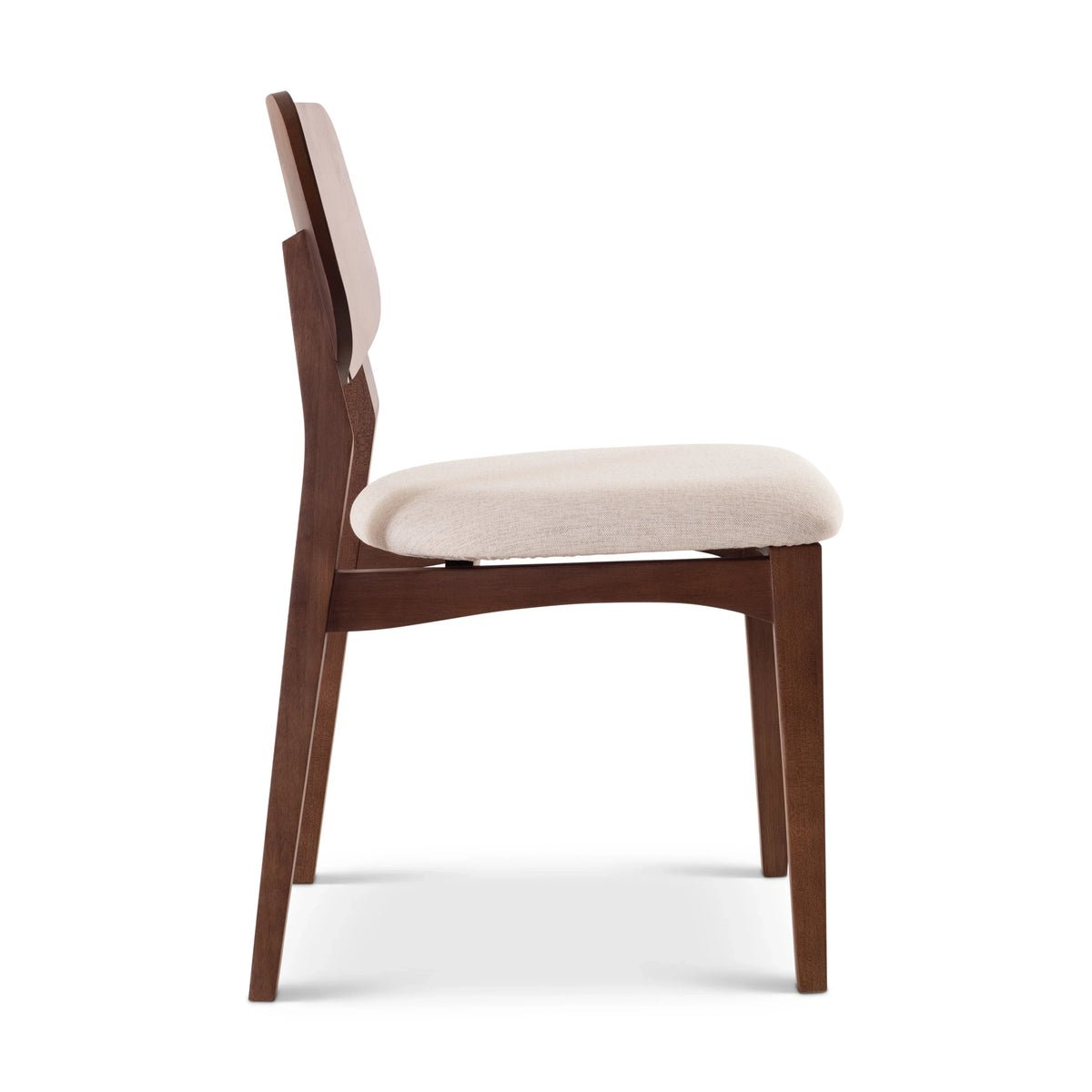 Beth Woven Fabric Armless Dining Chair -- view 4