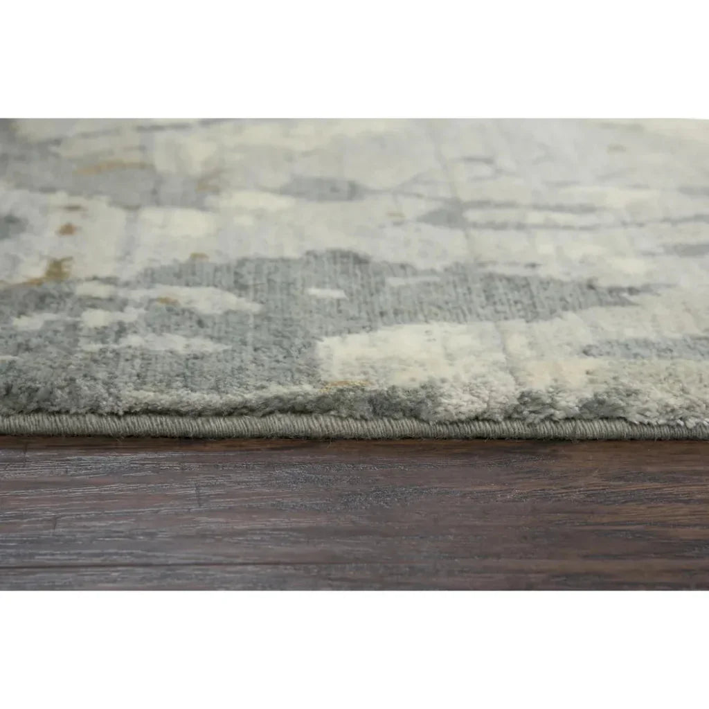 Brau Abstract Gray Large Area Rugs For Living Room - LOOMLAN - LOOMLAN - Area Rugs