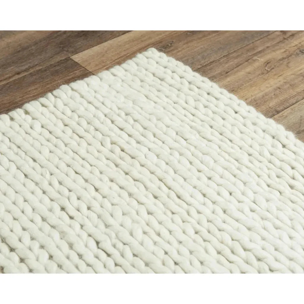Byas Solid Beige Living Room Rug -- beige