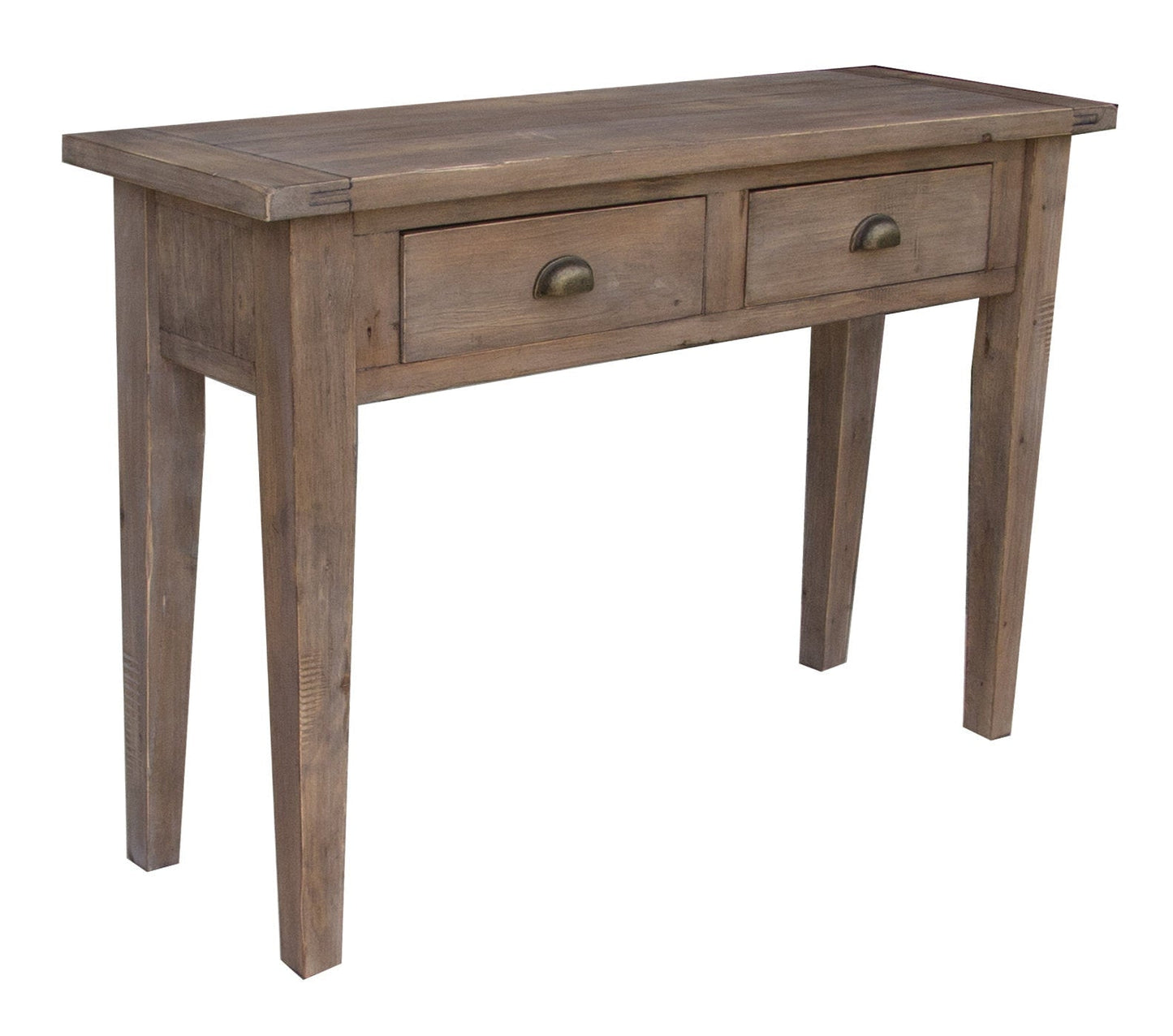 Irish Coast Two Drawers Wood Console Table