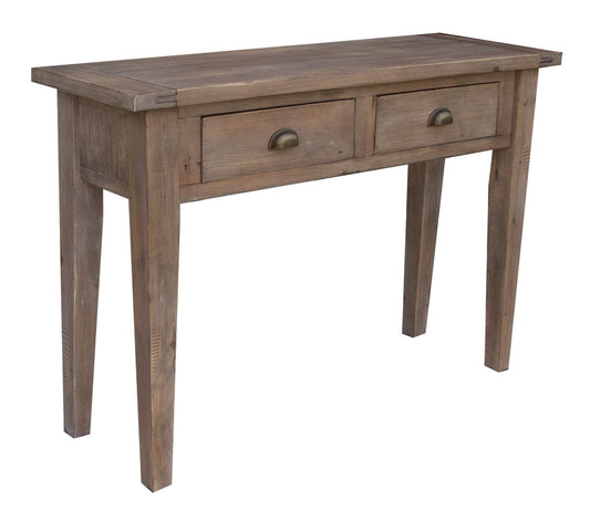 Irish Coast Two Drawers Wood Console Table