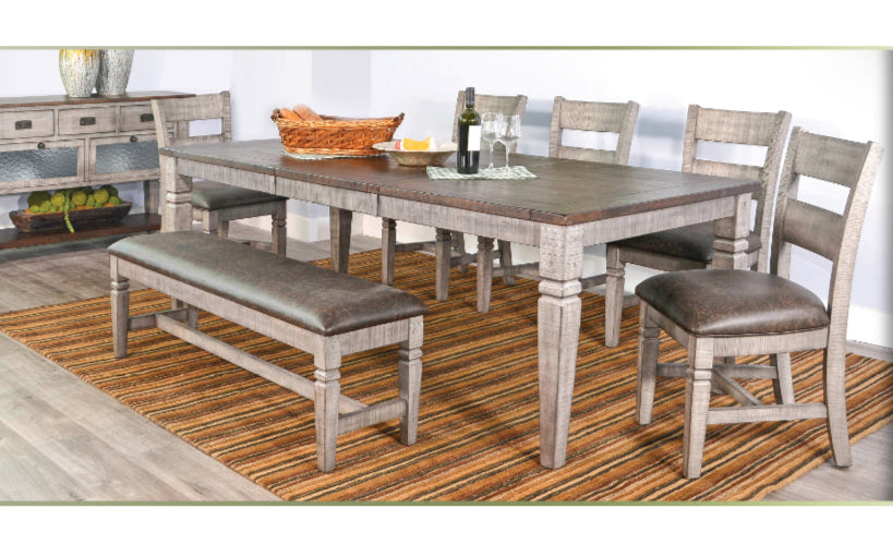 Sunny D Homestead Hills Butterfly Leaf Dining Table