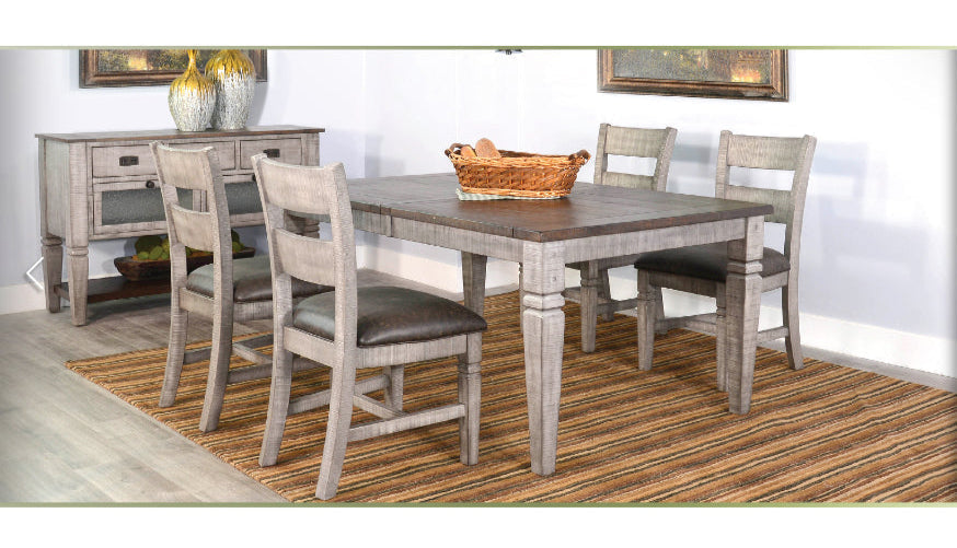 Sunny D Homestead Hills Butterfly Leaf Dining Table