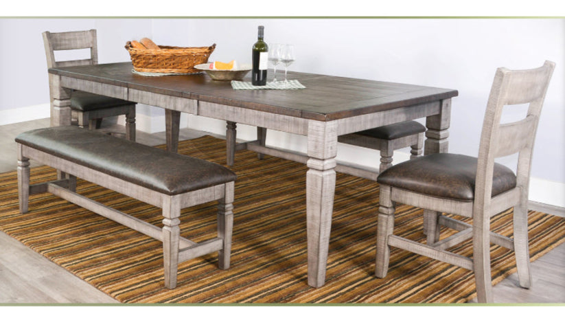 Sunny D Homestead Hills Butterfly Leaf Dining Table