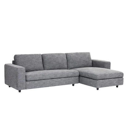 Ethan Fabric Upholstered Raf Sofa Chaise