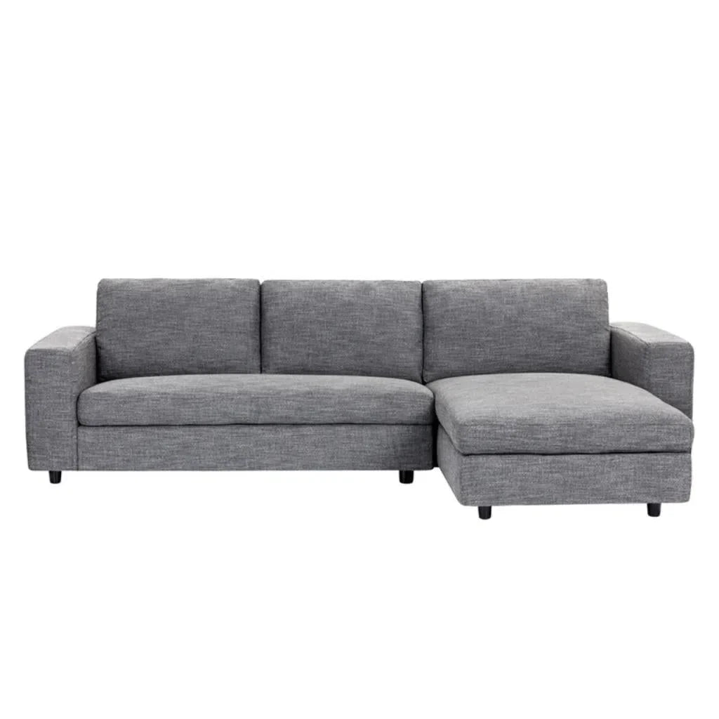 Ethan Fabric Upholstered Raf Sofa Chaise