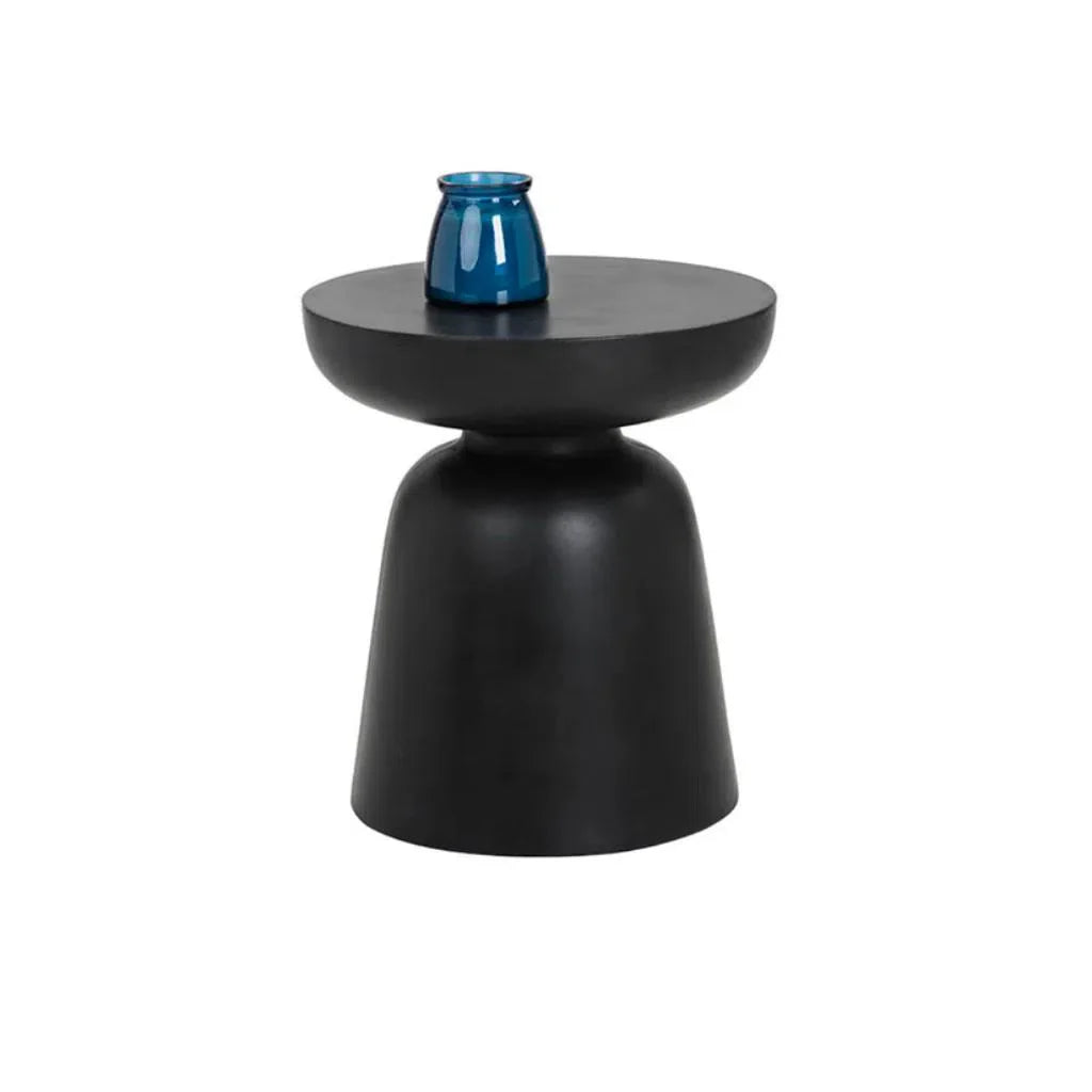 Lucida Concrete Outdoor Round End Table