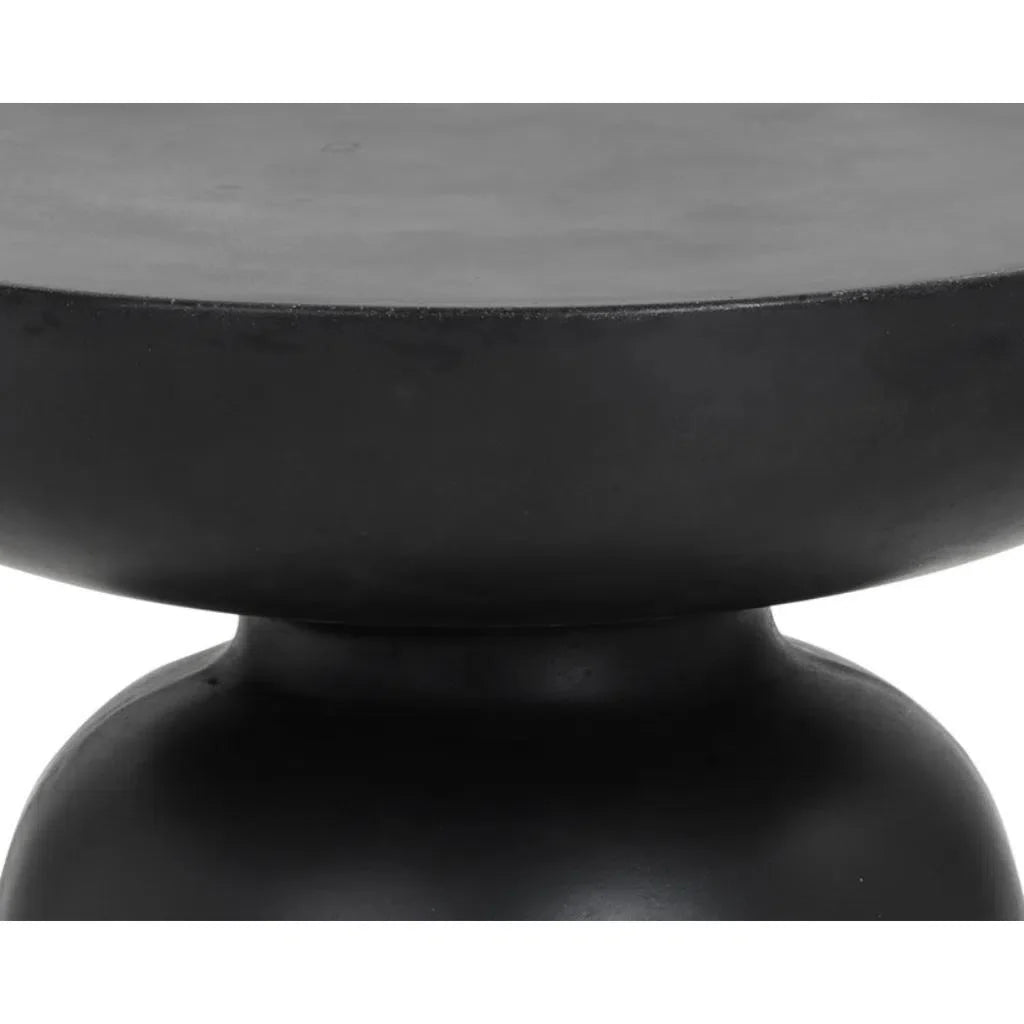 Lucida Concrete Outdoor Round End Table