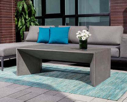 Nomad Concrete Outdoor Rectangular Coffee Table