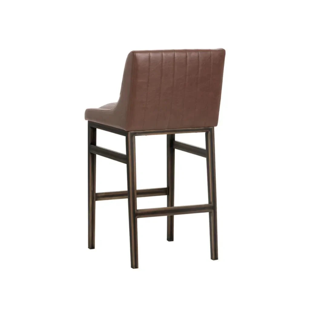 Halden Faux Leather Barstool