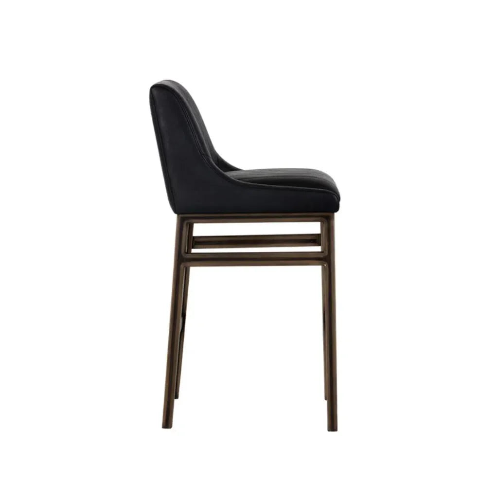 Halden Faux Leather Barstool