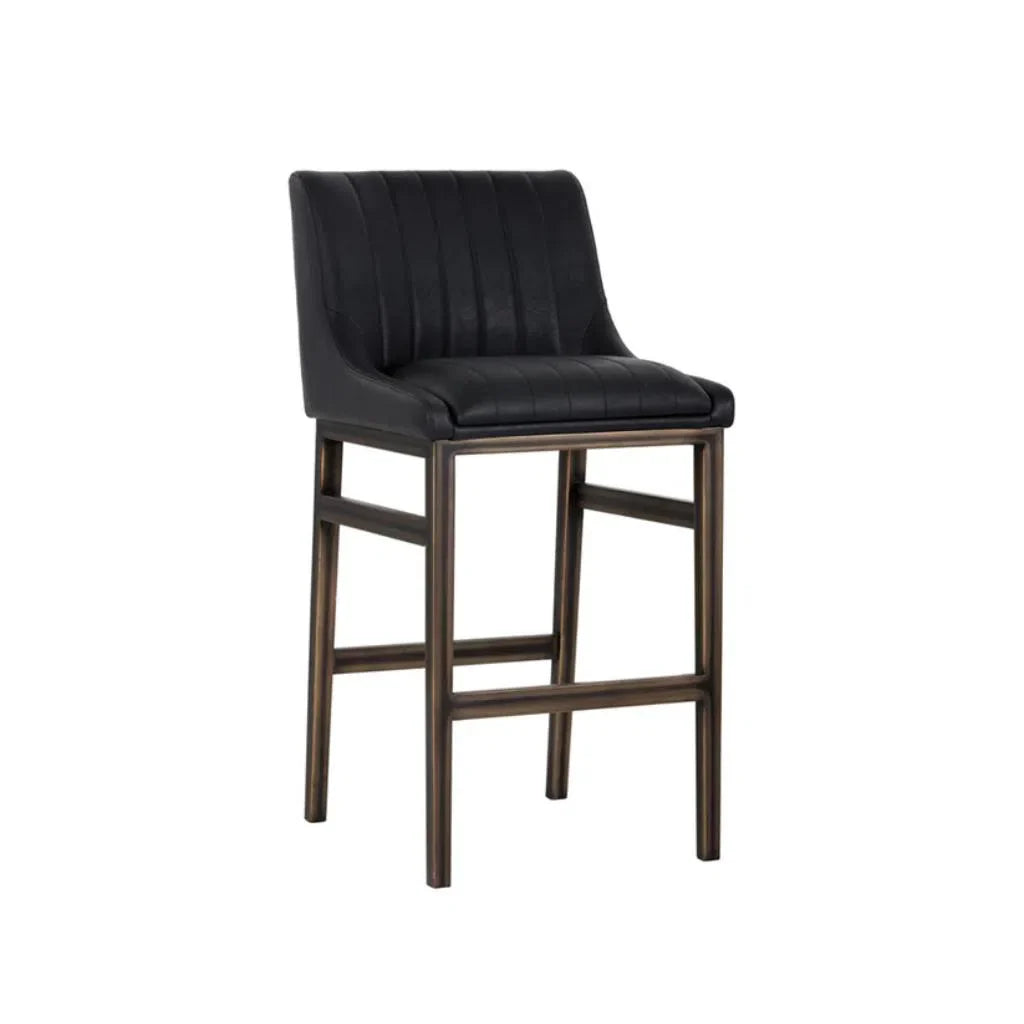 Halden Faux Leather Barstool