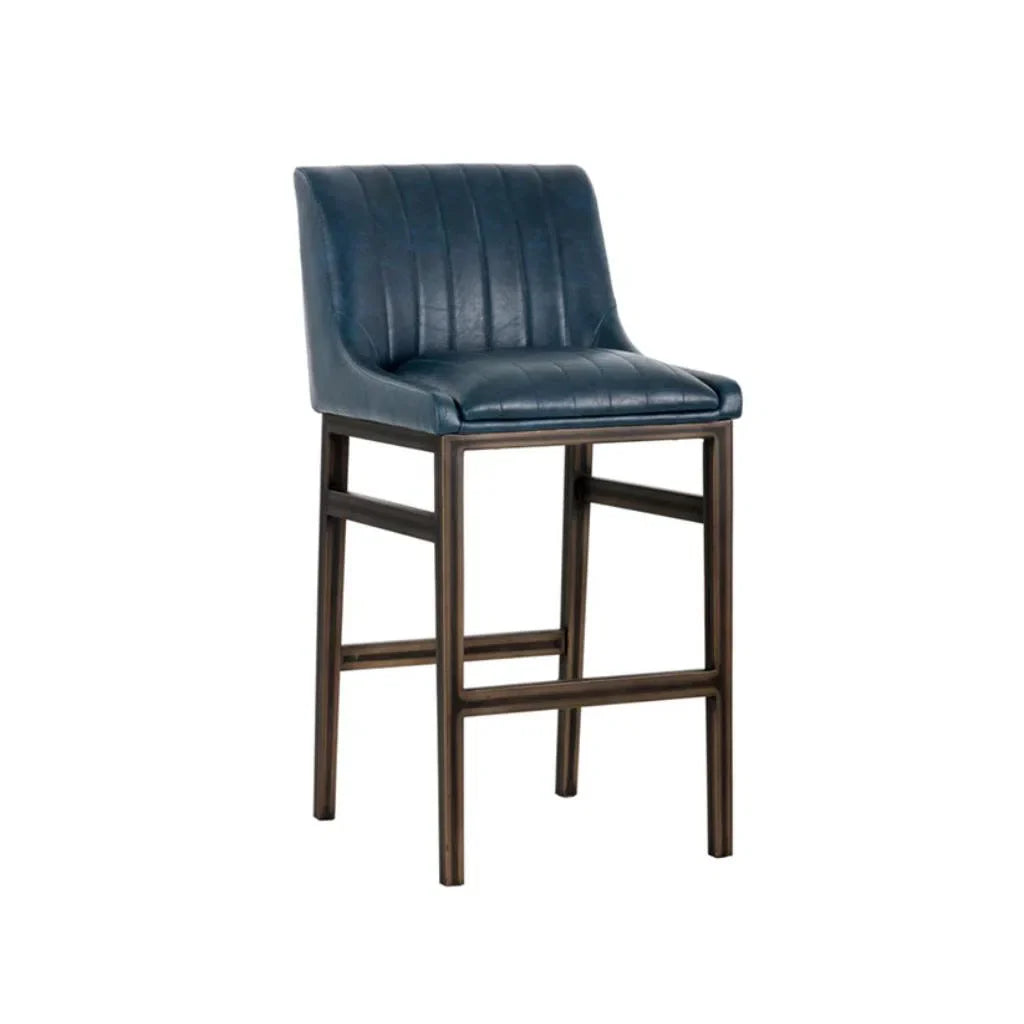 Halden Faux Leather Barstool
