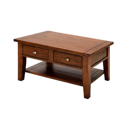 LH Home Irish Coast Two Drawers Wood Coffee Table