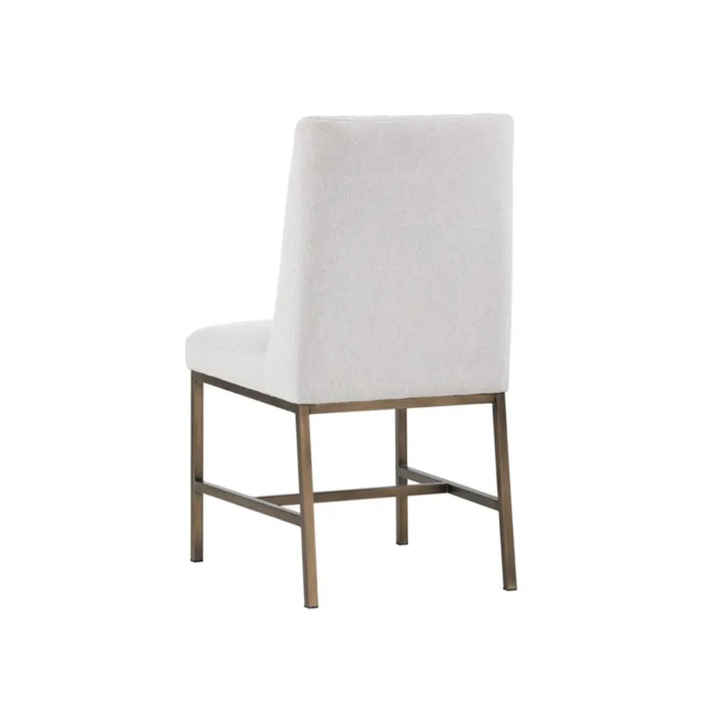 Leighland Leather Upholstered Armless Dining Chair (Set Of 2)