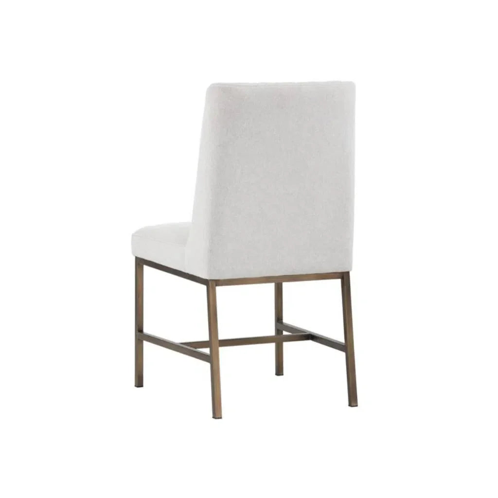 Leighland Leather Upholstered Armless Dining Chair (Set Of 2)