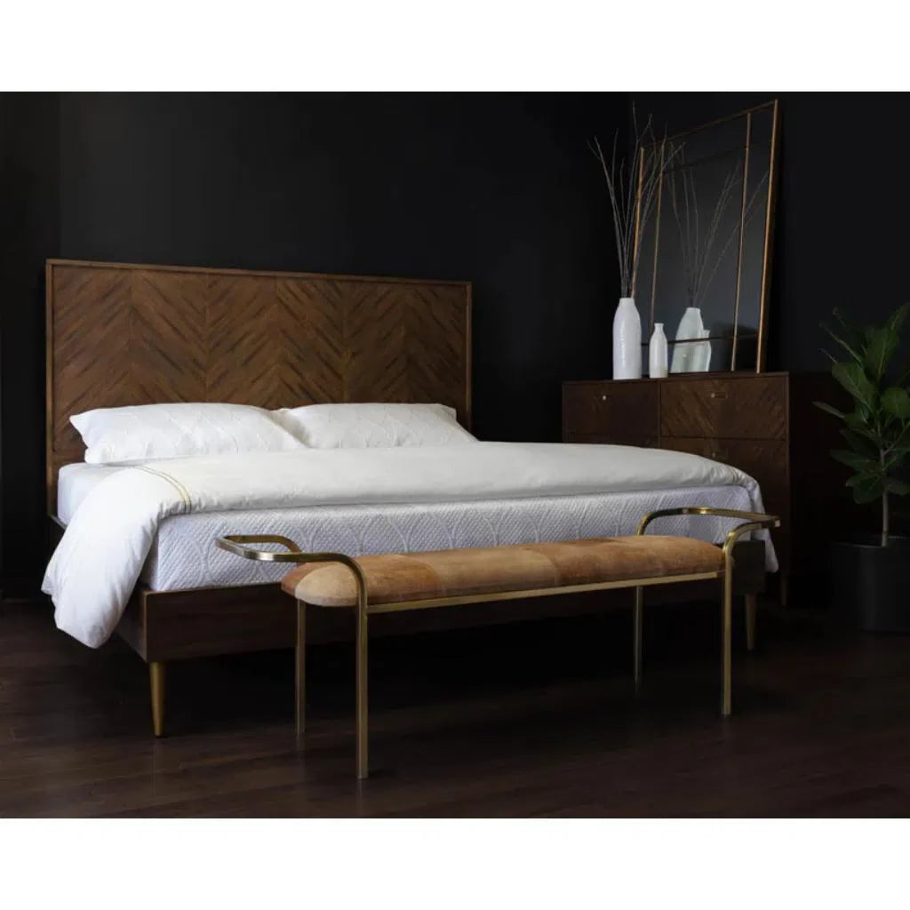 Greyson Handcrafted Wooden Bed