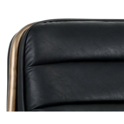 Lincoln Leather Upholstered Lounge Chair