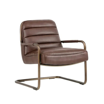 Lincoln Leather Upholstered Lounge Chair