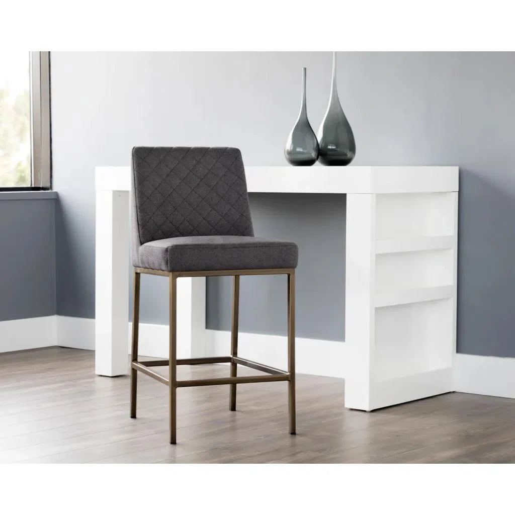 SUNPAN Leighland Leather Classic Counter Stool