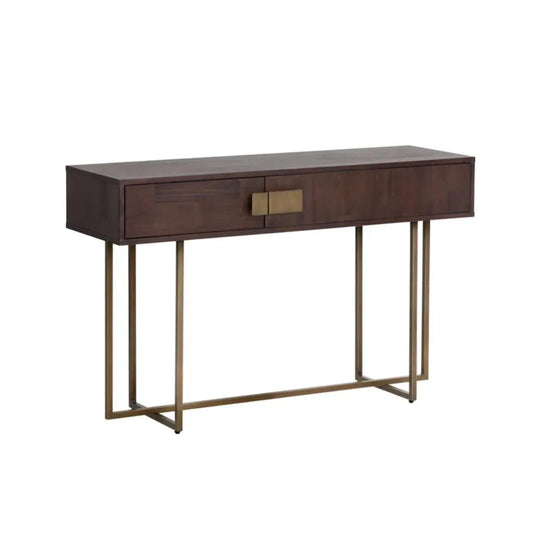 SUNPAN Jade Wooden Rectangular Console Table
