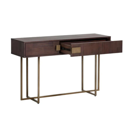 SUNPAN Jade Wooden Rectangular Console Table