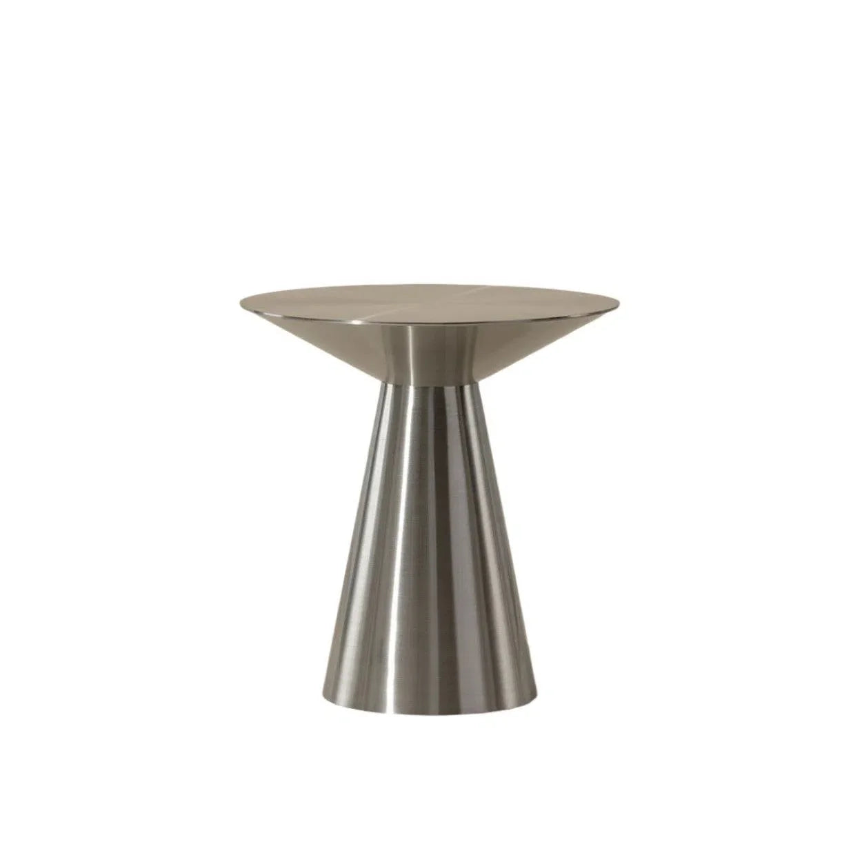 SUNPAN Carmel Stainless Steel Round End Table
