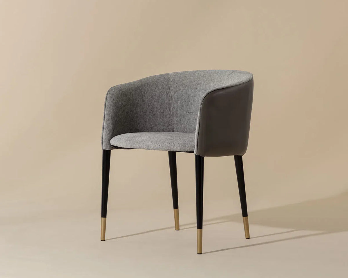 SUNPAN Asher Barrel Back Dining Armchair