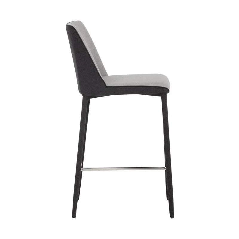 Renee Counter Stool Armour Grey Sleek Modern Design