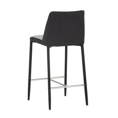 Renee Counter Stool Armour Grey Sleek Modern Design