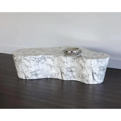 Ava Concrete Outdoor Geometric Coffee Table