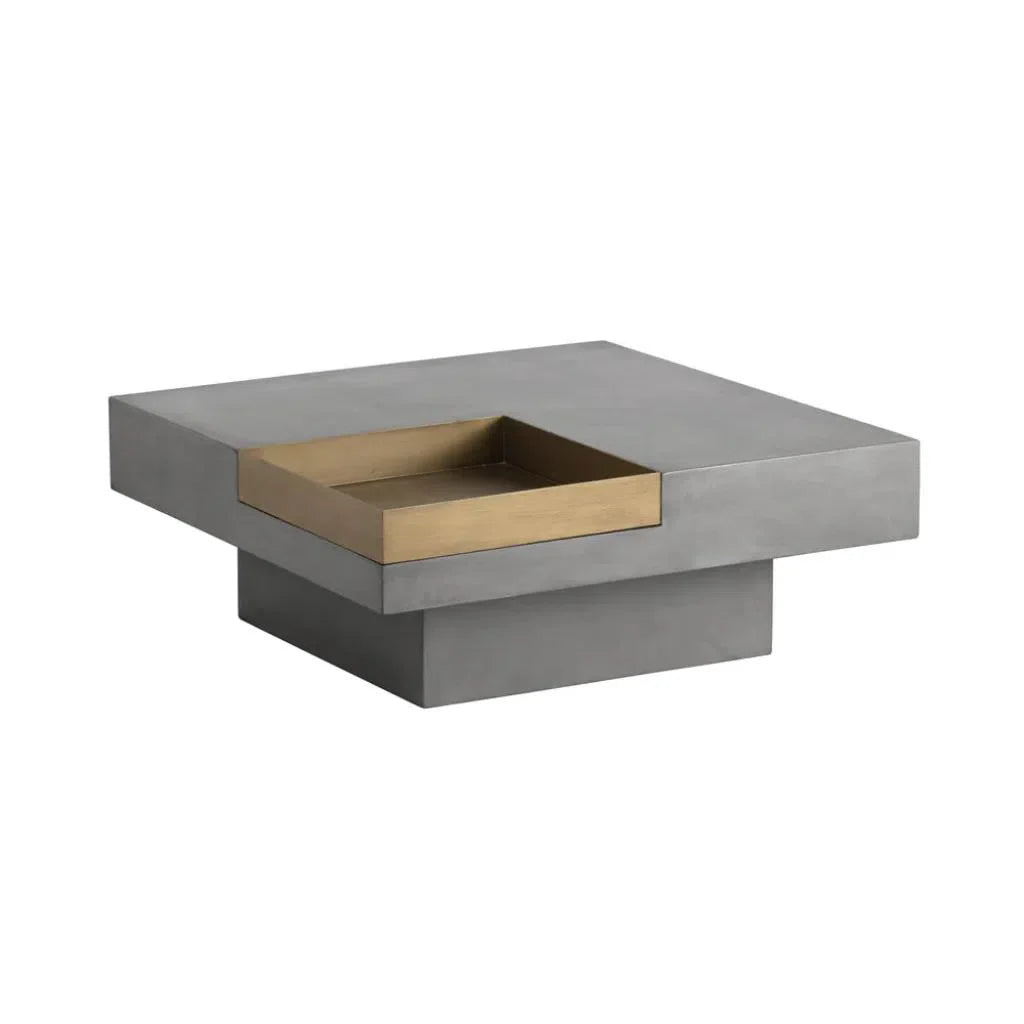 Quill Concrete Rectangular Coffee Table