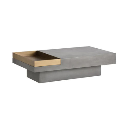 Quill Concrete Rectangular Coffee Table