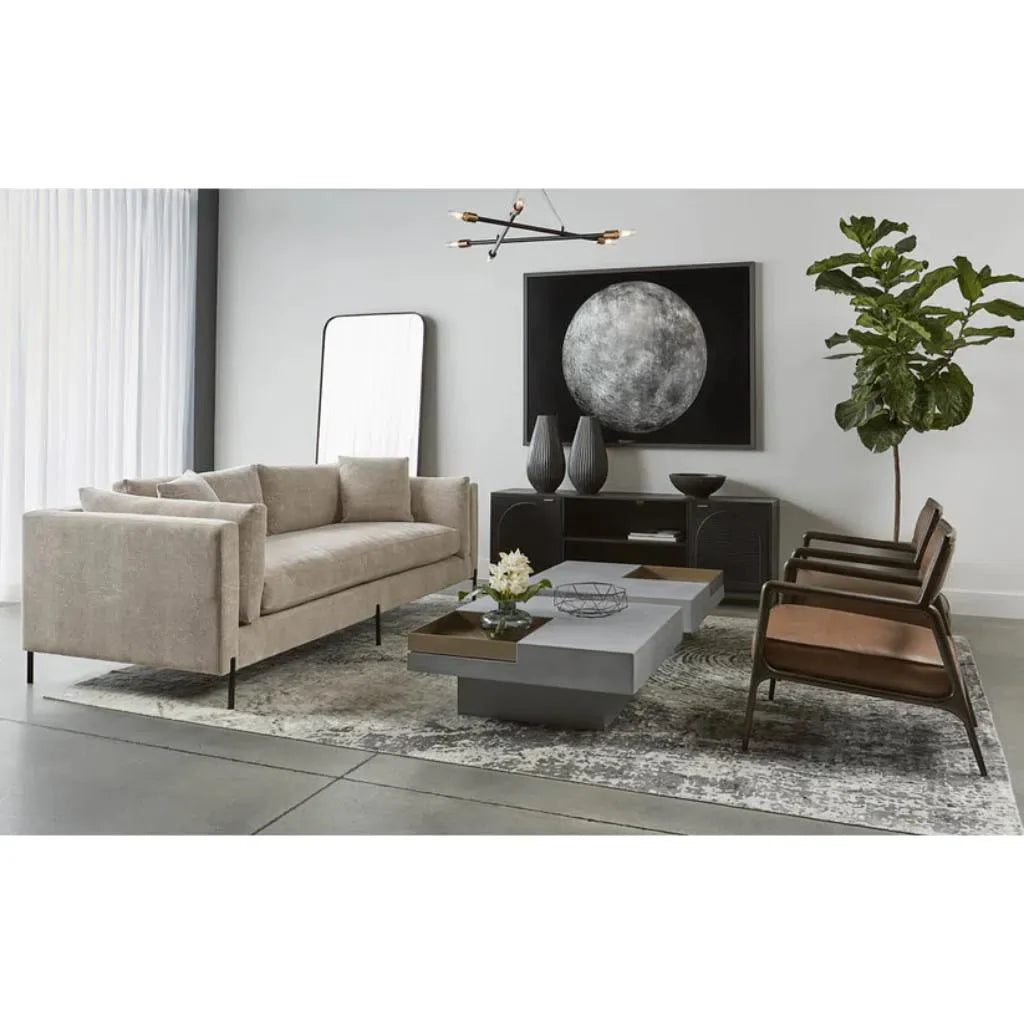 Quill Concrete Rectangular Coffee Table