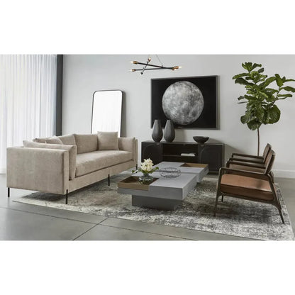 Quill Concrete Rectangular Coffee Table