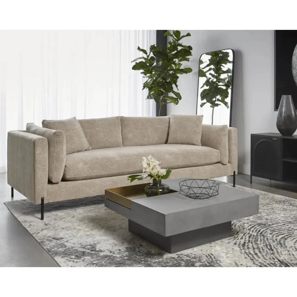 Quill Concrete Rectangular Coffee Table