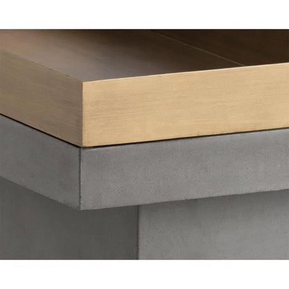 Quill Concrete Rectangular Coffee Table