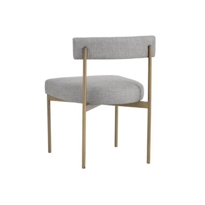 Seneca Fabric Upholstered Armless Dining Chair (Set Of 2)