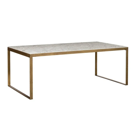 SUNPAN Evert Marble Top Rectangular Coffee Table