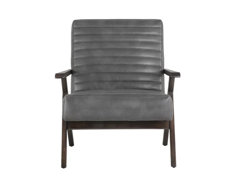 Peyton Leather Upholstered Lounge Chair