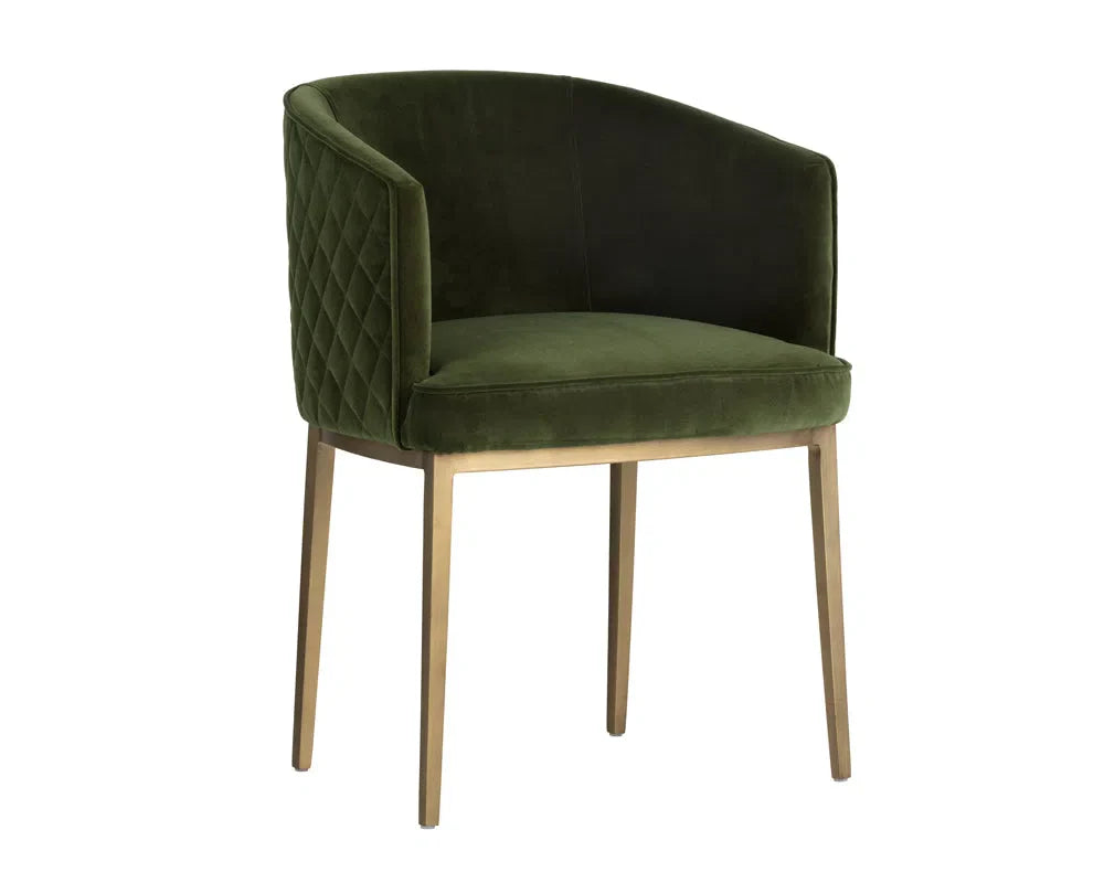 Cornella Fabric Upholstered Dining Armchair