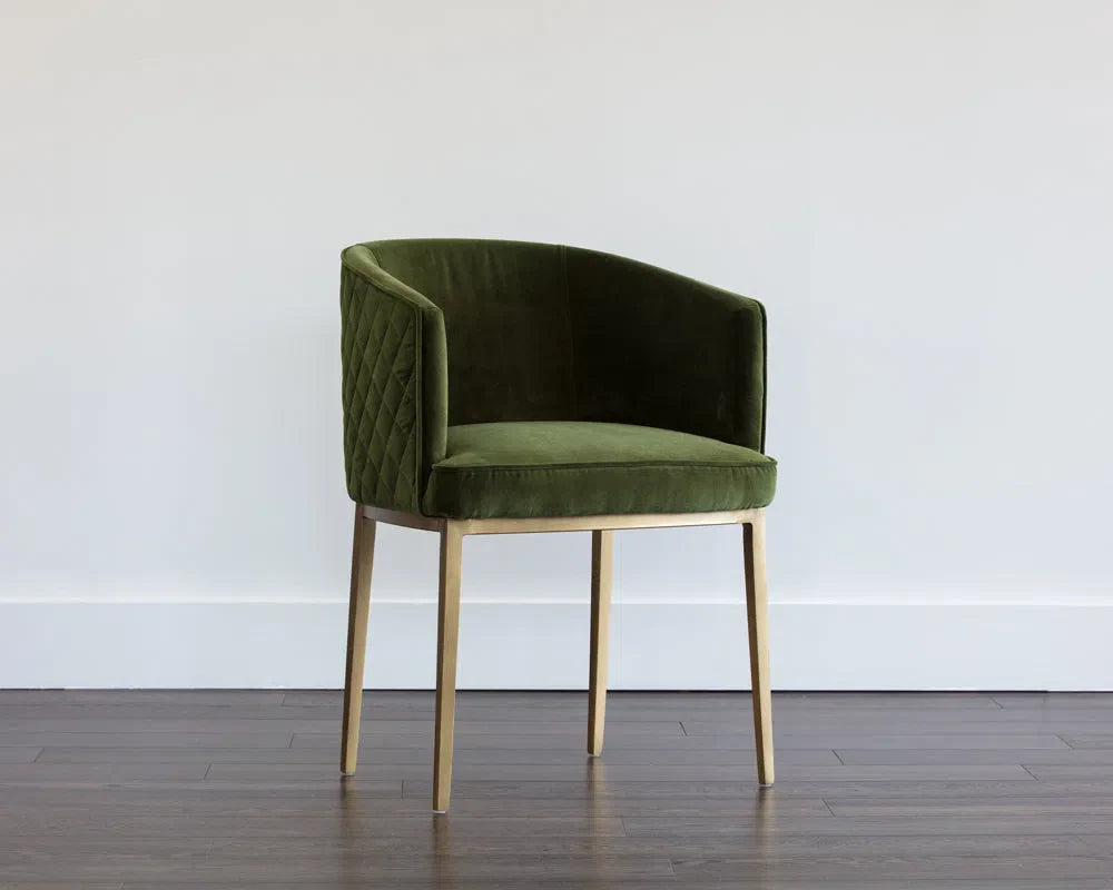 Cornella Fabric Upholstered Dining Armchair