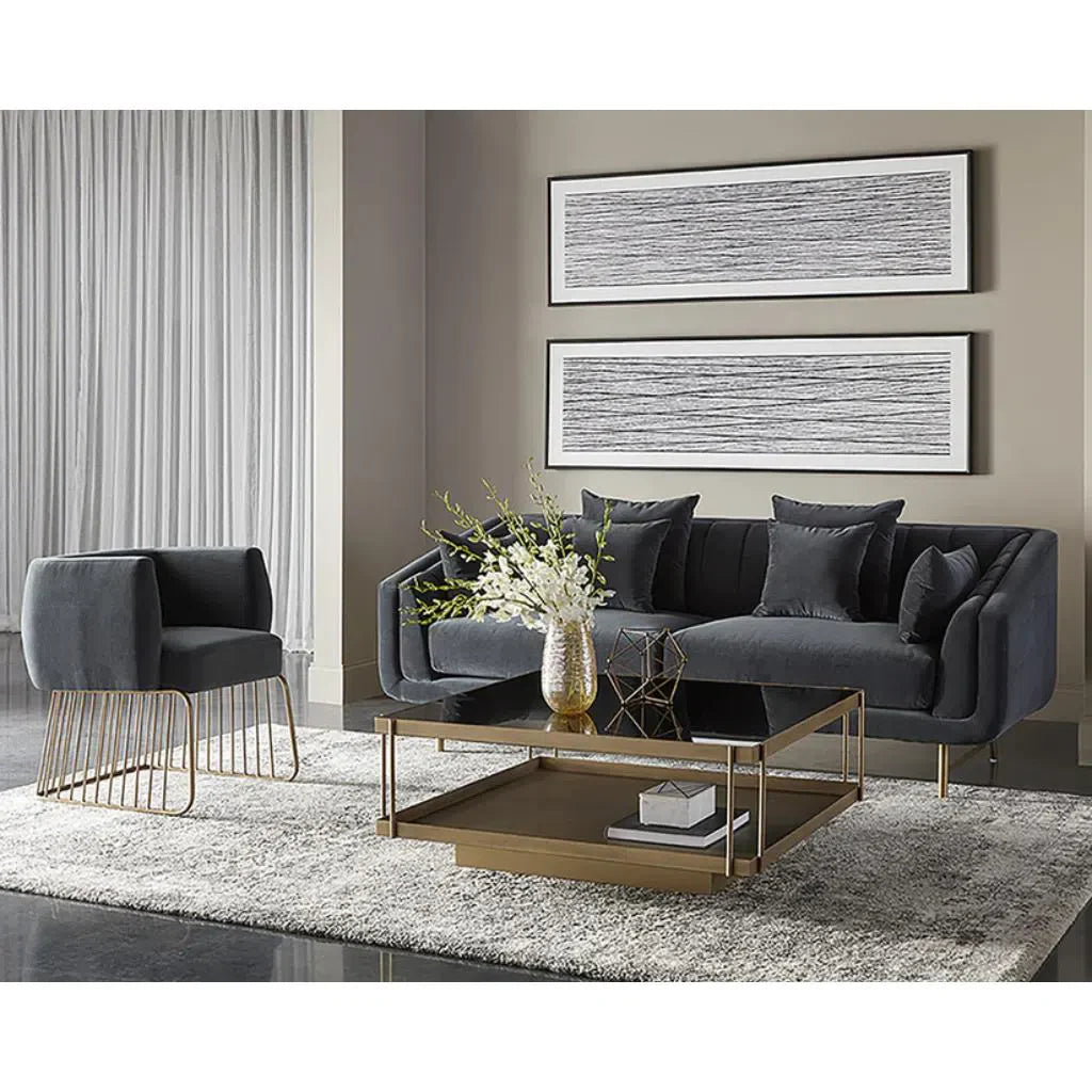 SUNPAN Veera Fabric Luxurious Sofa