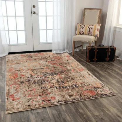 Alix Abstract Green Large Area Rugs For Living Room -- green