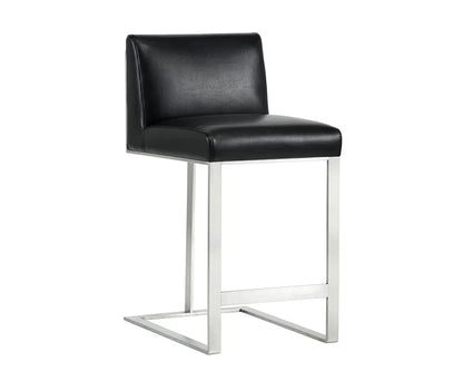 Dean Leather Upholstered Counter Stool