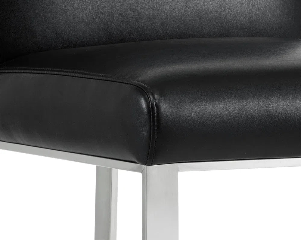 Dean Leather Upholstered Counter Stool